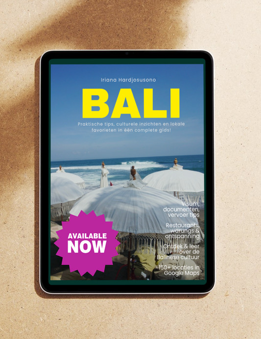 Bali Travel E-Guide + Google Maps (2026 editie)