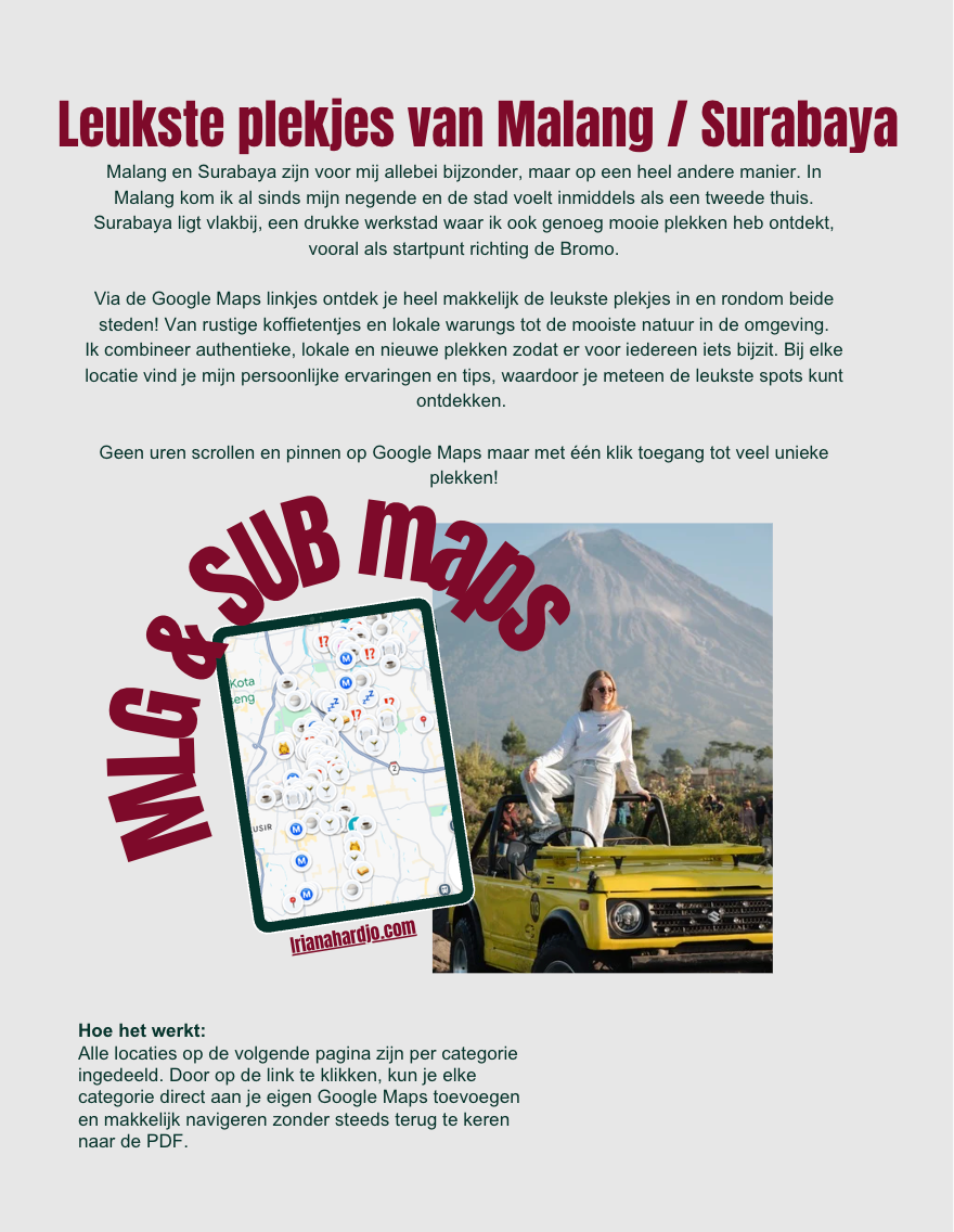 Malang / Surabaya Google Maps